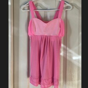 Lululemon size 8 run: back on track tank top